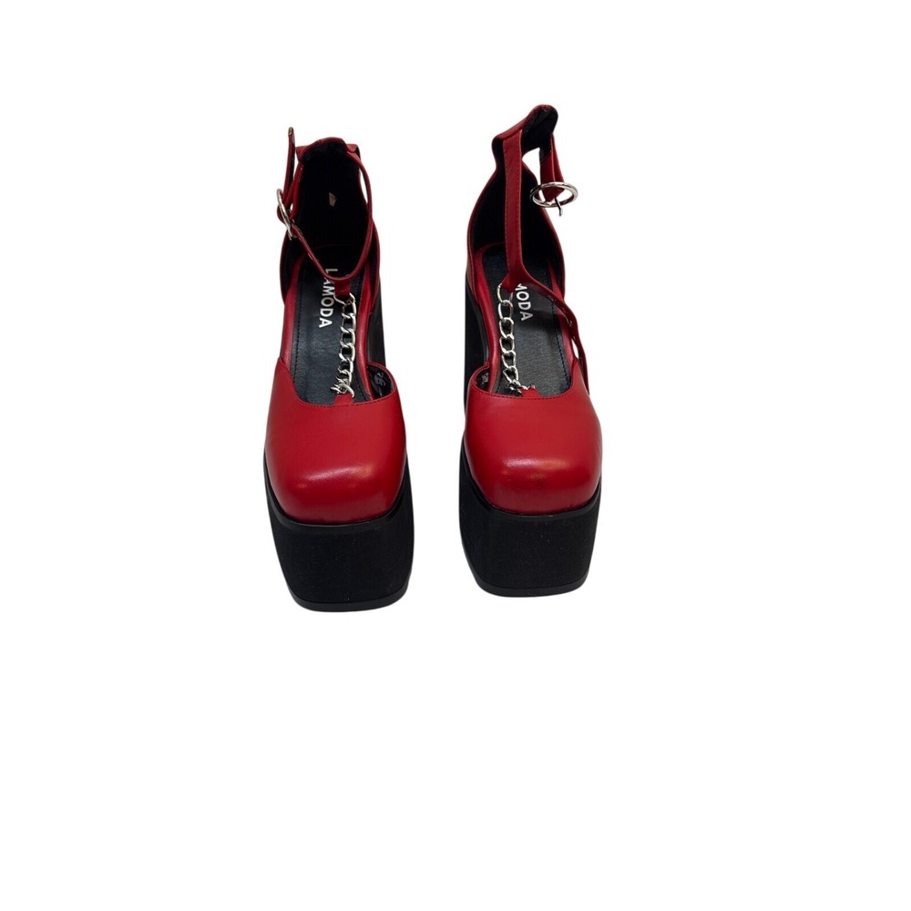 Lamoda high heels‎ Women's size 7 red/black
